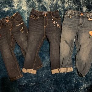 Girls Old Navy Jeans 2T 3 pair